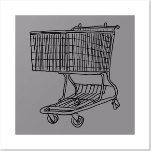 Denver buggy, shopping cart Posters and Art